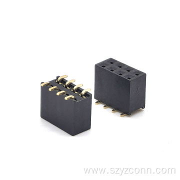 2.54mm Pitch Female header Connector SMT 8P